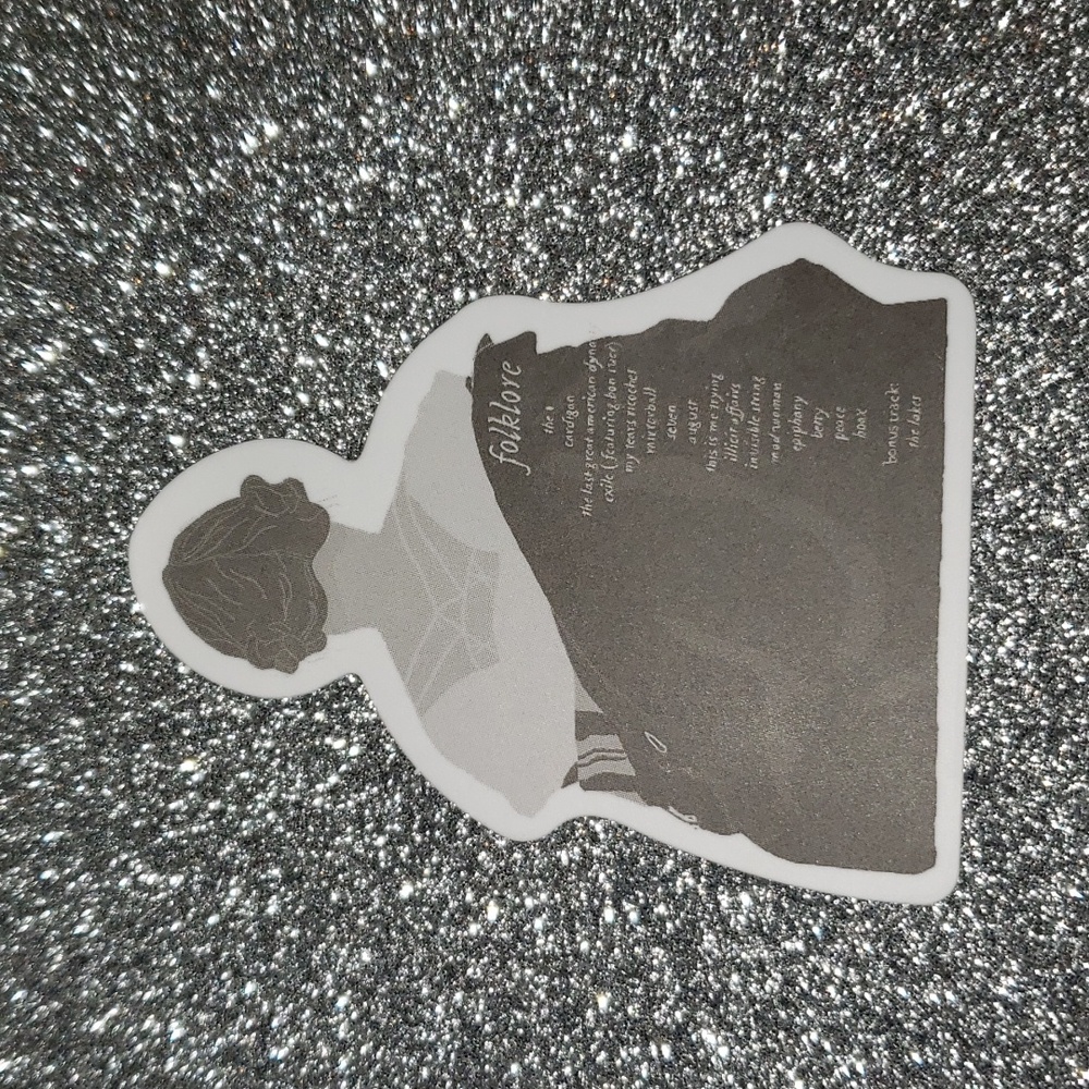 10/$10 Taylor Swift FOLKLORE Waterproof Sticker